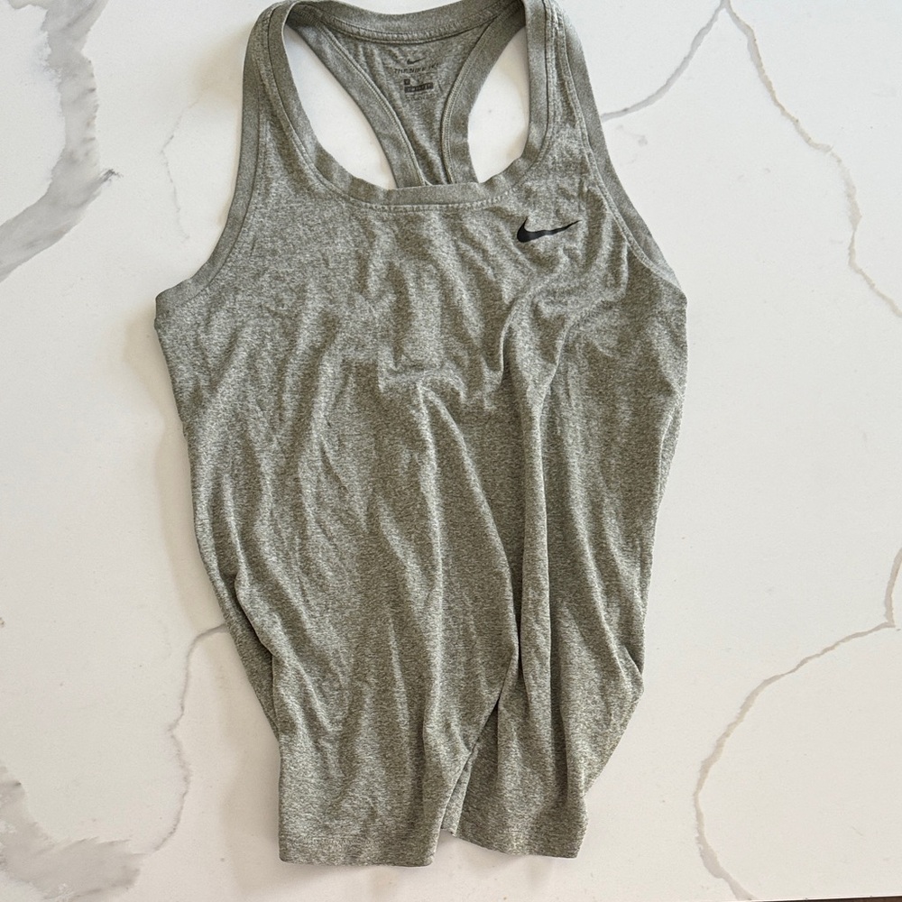 Nike Women's Heather Gray Tank Top